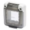 Rama Ornament 2M Gewiss System IP65 gri GW27403