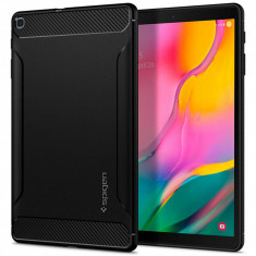 Husa TPU Spigen Rugged Armor pentru Samsung Galaxy Tab A 10.1 (2019), Neagra 623CS26448