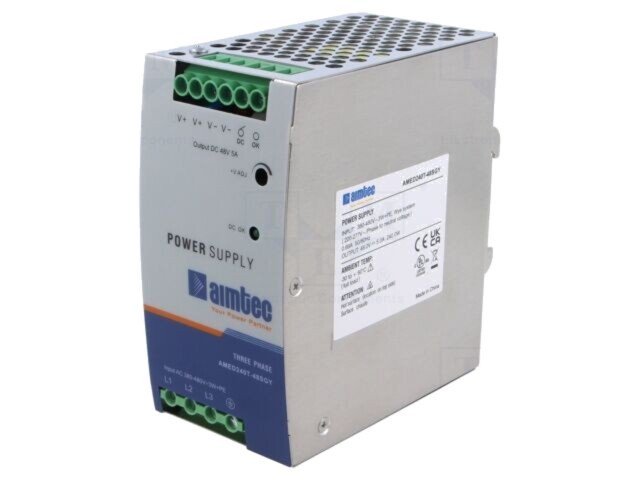 Alimentator pulsatoriu AIMTEC pentru şină DIN 240W 48VDC 5A 4,87kV