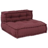 Canapea Modulara 4 pcs Bordo 70 x 70 x 56 cm tesatura, DKD Home Decor
