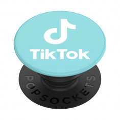 Popsockets suport stand adeziv universal Popgrip TikTok albastru foto