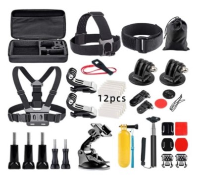 Set Accesorii pt GoPro Hero Session Mini Max DJI insta360 SJcam, Universal 17 foto