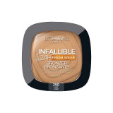 Pudra bronzanta, Loreal, Infaillible 24H Fresh Wear, Matte Bronzer, 250 Light, L&#039;Oreal