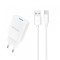 Incarcator Retea Cu Cablu USB-C Dudao A4EU, 10W, 2.1A, 1 x USB-A, Alb