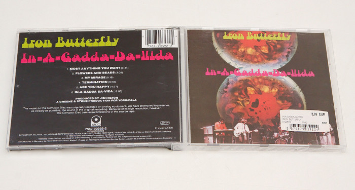 Iron Butterfly - In a Gadda Da Vida - CD audio original NOU