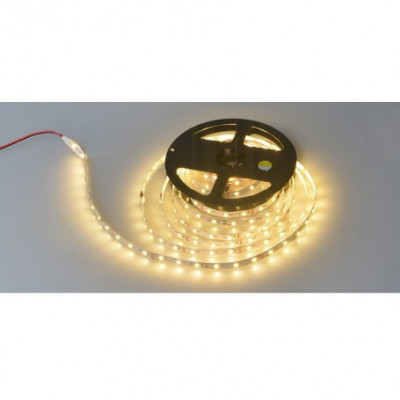 Banda led exterior, 12V, 5M, Leduri smd, 3528, alb-cald foto