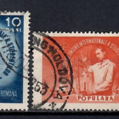 Romania 1952, LP.329 - Uniunea Internațională a Studenților - U.I.S., Stampilat