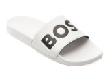 Cumpara ieftin Papuci BOSS albi, 6835, din pvc