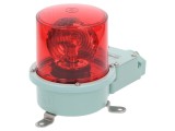 Semnalizator Lumină Rotativă Roșie 24VDC IP66