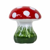 Ciuperca decorativa pentru gradina, din ceramica, inaltime 30cm / EXT 6074
