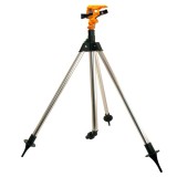Aspersor Pulsatoriu Strend Pro cu Trepied Telescopic 550-930mm, Plastic, Rotație 360&deg;, Irigare Gradina 610 m&sup2;
