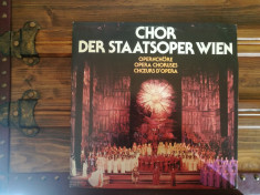Corul Operei de Stat din Viena - Coruri de opera (Editie rara, stare excelenta!) foto