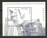 Polonia.2002 Vizita Papei Ioan Paul II-Bl. MP.410, Nestampilat