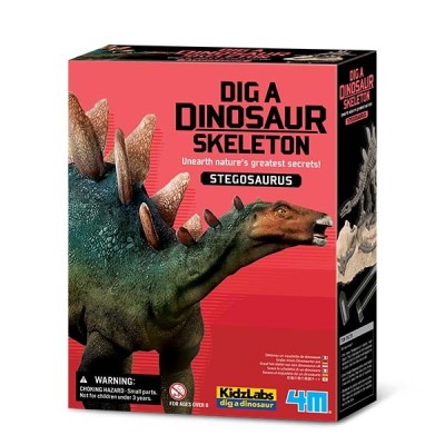 Joc sapa si descopera un dinozaur, Stegosaurus, Dig a Dinosaur Skeleton, 4M foto