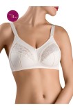 Sutien dantelat fără &icirc;ntărituri si arcuri, Conte Suprema RB7020, Pastel, 85C