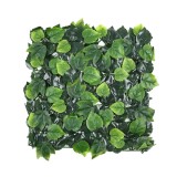 Gard viu artificial / panou camuflaj frunze imitatie gard viu, Tilia, verde, 50 x 50 cm