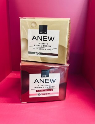 Set 2 creme Anew cu protinol 35 si 45 ani+, de noapte si de zi foto