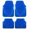 Covorase Auto Universale, model Diamond, culoare Crom Albastru