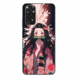 Husa compatibila cu Xiaomi Redmi Note 11 Silicon Gel Tpu Model Demon Slayer Nezuko