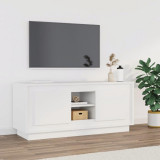 Comodă TV, alb, 102x35x45 cm, lemn prelucrat, vidaXL