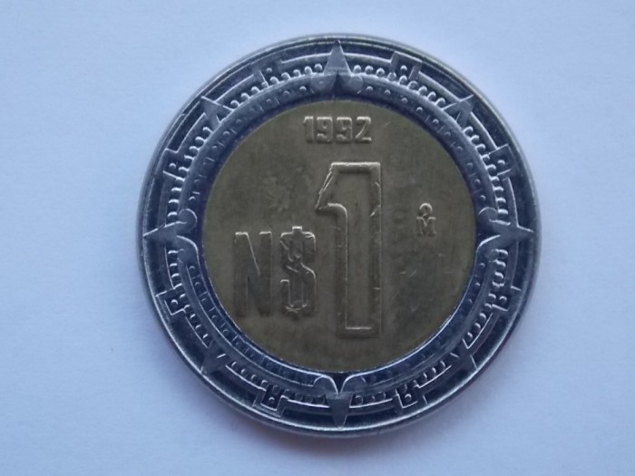 1 NUEVOS PESOS 1992 MEXIC