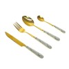 Set tacamuri Luxury Marble and Gold Edition, 24 piese, 6 persoane