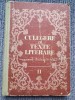 Teodorescu, V. - CULEGERE DE TEXTE LITERARE pentru CLASELE V-VIII, vol. II, 1983