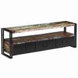vidaXL Comodă TV, 120 x 30 x 40 cm, lemn masiv reciclat