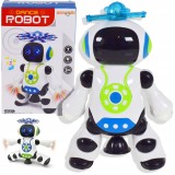 Robot interactiv de dans 360&deg; cu muzică și lumini LED &ndash; o jucărie pentru copii
