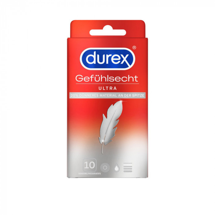 Prezervative Durex Real Feel Ultra, 10 buc