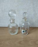 Lot de 2 recipiente sticla cu dop rodat, 2