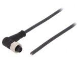 Cablu de conectare M12 4 pini unghi 5m 250VAC 4A PUR