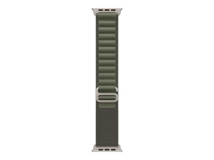 Curea THD Alpine Loop, compatibila Apple Watch Ultra2 49 mm, Apple Watch 45 mm seria 9, Apple Watch SE 44 mm, marime universala, culoarea verde