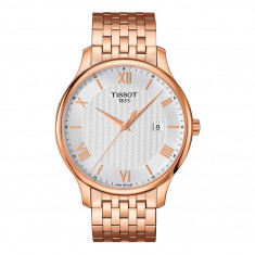 Ceas barbatesc Tissot Tradition, Roz-Auriu, T063.610.33.038.00 foto