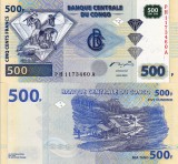 Bancnota Congo 500 Franci 2002 UNC Africa Neclasificata