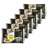Sheba Delicacy Selecție de pungi din păsări de curte 6 x (4 x 85 g)