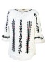 Bluza dama tip ie R 25, marime XL, alb/negru glossy