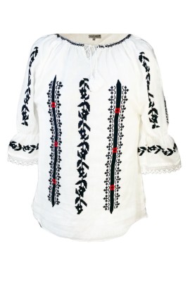 Bluza dama tip ie R 25, marime L, alb/negru glossy foto