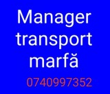 Manager transport marfa imi ofer serviciile