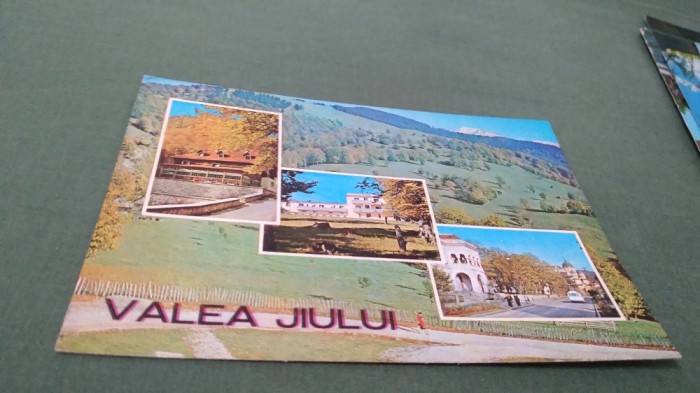 CARTE POSTALA VALEA JIULUI CIRCULATA