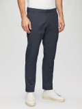 S.Oliver Pantaloni chino, Phoenix, cu talie medie si croiala Regular Fit, Bleumarin inchis, W31 L34