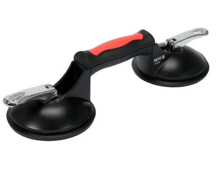 YATO Ventuza dubla, diametru 125 mm, capacitate incarcare 120 kg