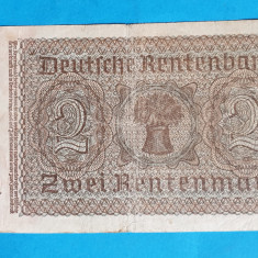 GERMANIA 2 Mark 1937 - Bancnota veche originala -Superba