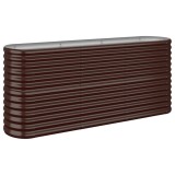 Cumpara ieftin Strat inaltat gradina 152x40x68 cm otel galvanizat