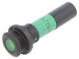 Lampă LED Control Verde 130VDC &Oslash;16mm