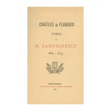 M. Zamphirescu, C&acirc;ntece și pl&acirc;ngeri 1860 - 1873
