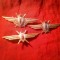 Set 3 Insigne Militare URSS - Fortele Aeriene Militare Sovietice cca.1966 - Pilot ,Navigator , Instructor - Clasele:1,2,3 , metal si email , L=7,5cm