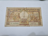 Bancnota belgia 50 fr 1956