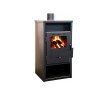Soba Semineu Lemne 9kW Radiator Samotat, Incalzire Casa/Camera, Otel, Evacuare Sus 120mm