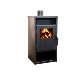 Soba Semineu Lemne 9kW Radiator Samotat, Incalzire Casa/Camera, Otel, Evacuare Sus 120mm